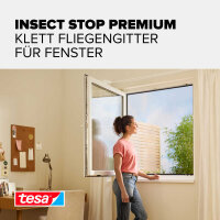 tesa Fliegengitter Insect Stop Comfort anthrazit 1,7 x 1,8 m