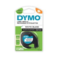 DYMO Schriftband LetraTag 91221 S0721660, 12 mm, schwarz auf weiß, 1 St.