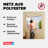 tesa Fliegengitter Insect Stop Comfort weiß 1,3 x 1,3 m