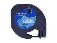 DYMO Schriftband LetraTag 91225 S0721650, 12 mm, schwarz...