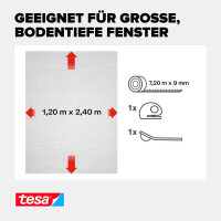 tesa Fliegengitter Insect Stop Comfort anthrazit 1,2 x 2,4 m