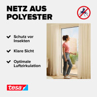 tesa Fliegengitter Insect Stop Comfort anthrazit 1,2 x 2,4 m