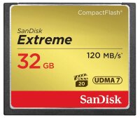 SanDisk Speicherkarte CompactFlash Card Extreme, 32 GB, 1...