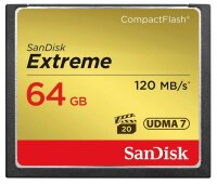 SanDisk Speicherkarte CompactFlash Card Extreme 64 GB  (...