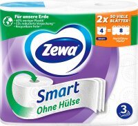 Zewa Toilettenpapier Smart 3-lagig, 4 Rollen