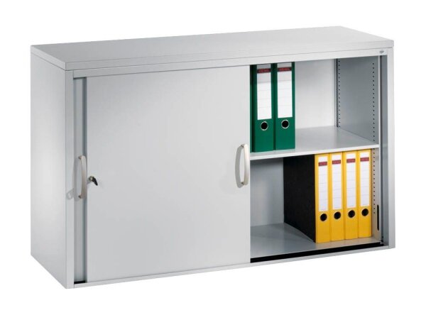 CP Schiebetürenschrank C 2000 Acurado, 5723-00 S10376 lichtgrau 2 Fachböden 120,0 x 40,0 x 72,0 cm