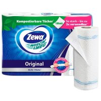 Zewa Küchenrollen WISCH&WEG Original 2-lagig, 4...