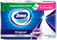 Zewa Küchenrollen WISCH&WEG Original 2-lagig, 4 Rollen