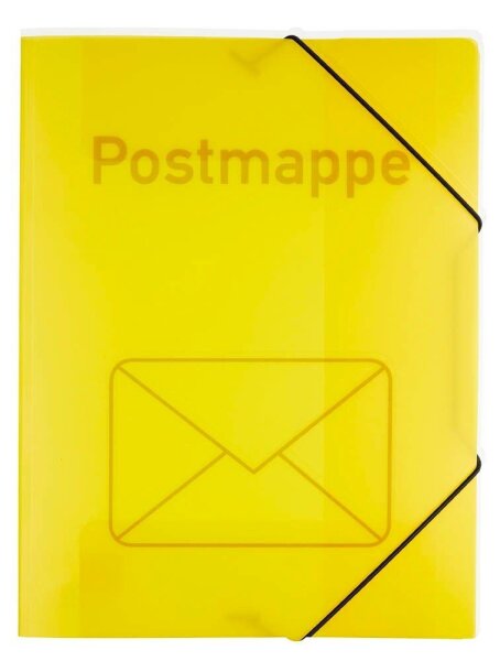 VELOFLEX Eckspanner Postmappe DIN A4 gelb, 1 St.