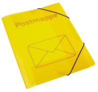 VELOFLEX Eckspanner Postmappe DIN A4 gelb, 1 St.