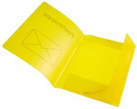 VELOFLEX Eckspanner Postmappe DIN A4 gelb, 1 St.