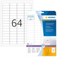 HERMA Sichtreiter-Etiketten 4201 weiß 45,7 x 16,9...