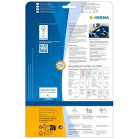 HERMA Schmucketiketten 5116 weiß 49,0 x 10,0 mm, 25...
