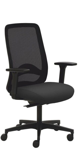 Mayer Bürostuhl, 2338 Stoff schwarz, Gestell schwarz