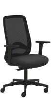 Mayer Bürostuhl, 2338 Stoff schwarz, Gestell schwarz