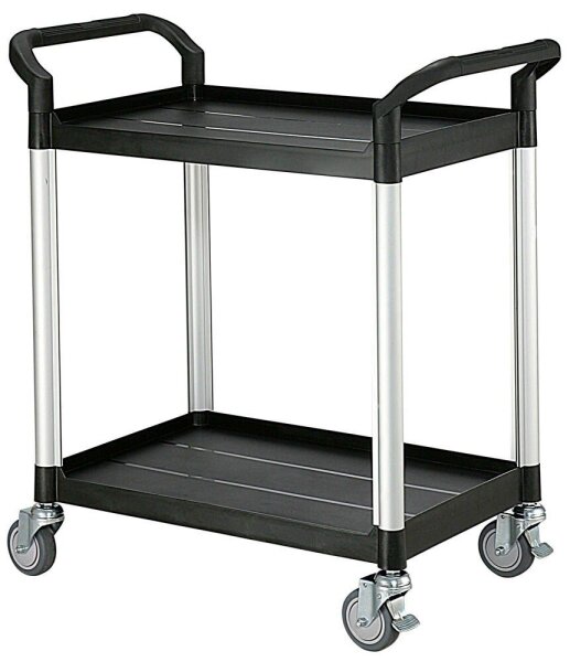Etagenwagen schwarz 85,0 x 48,0 x 95,0 cm