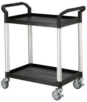 Etagenwagen schwarz 85,0 x 48,0 x 95,0 cm