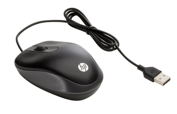 HP Travel Maus kabelgebunden schwarz