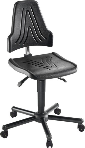 meychair XXL Arbeitsdrehstuhl W19-25-TR-PU ESD schwarz