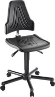 meychair XXL Arbeitsdrehstuhl W19-25-TR-PU ESD schwarz