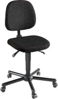 meychair XXL Arbeitsdrehstuhl W19-25-TR-ST schwarz