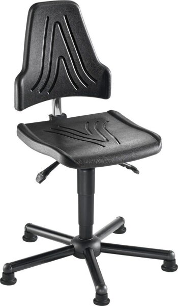 meychair XXL Arbeitsdrehstuhl W19-25-TG-PU ESD schwarz