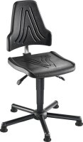 meychair XXL Arbeitsdrehstuhl W19-25-TG-PU ESD schwarz
