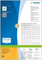 HERMA Etiketten 4607 weiß 48,3 x 16,9 mm, 200 Blatt