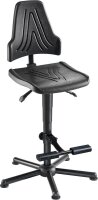 meychair XXL Arbeitsdrehstuhl W19-25-H-PU-AH2 schwarz