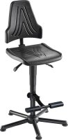 meychair XXL Arbeitsdrehstuhl W19-25-H-PU-AH2 schwarz