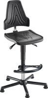 meychair XXL Arbeitsdrehstuhl W19-25-H-PU-FS7 ESD schwarz
