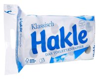 Hakle Toilettenpapier Klassisch 3-lagig, 8 Rollen