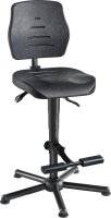 meychair XXL Arbeitsdrehstuhl W15-25-H-PU-AH2 schwarz