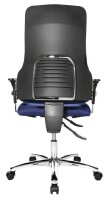 Topstar Bürostuhl Top Point Deluxe Stoff blau, Gestell chrom