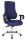 Topstar Bürostuhl Top Point Deluxe Stoff blau, Gestell chrom