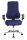 Topstar Bürostuhl Top Point Deluxe Stoff blau, Gestell chrom