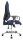 Topstar Bürostuhl Top Point Deluxe Stoff blau, Gestell chrom