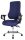 Topstar Bürostuhl Top Point Deluxe Stoff blau, Gestell chrom