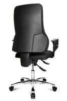 Topstar Bürostuhl Top Point Deluxe Stoff schwarz, Gestell chrom