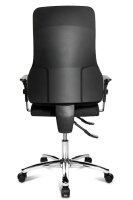 Topstar Bürostuhl Top Point Deluxe Stoff schwarz, Gestell chrom