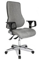 Topstar Bürostuhl Top Point Deluxe Stoff grau,...