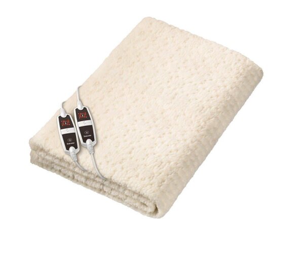beurer UB 56 Teddy Double Wärmeunterbett beige 2x 60 W