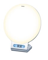 beurer WL 75 Lichtwecker Radiowecker silber