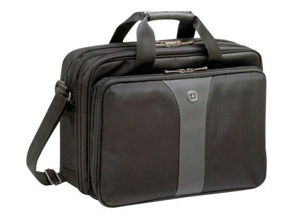 WENGER Laptoptasche Legacy Kunstfaser schwarz/grau 600648 bis 40,6 cm (16 Zoll)