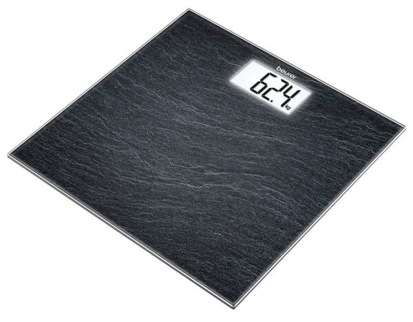 beurer Personenwaage GS 203 Slate schwarz für max. 150,0 kg