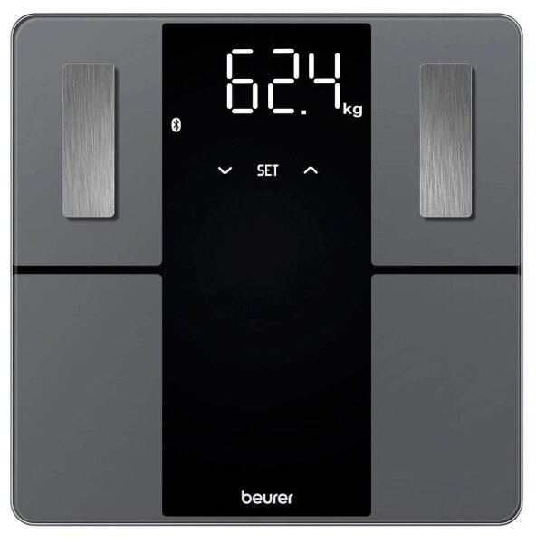 beurer Körperanalysewaage BF 500 Super Black Edition schwarz für max. 180,0 kg