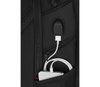 WENGER Laptop-Rucksack Ibex Ballistic Deluxe Kunstfaser schwarz 26,0 l bis 40,6 cm (16 Zoll)
