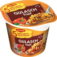 Maggi® 5 Minuten Terrine Gulaschtopf Fertiggericht, 8...