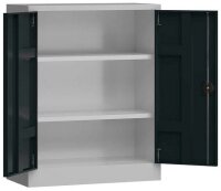 ClassiX Stahlschrank X-530318 anthrazit, lichtgrau 2...