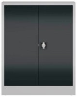 ClassiX Stahlschrank X-530318 anthrazit, lichtgrau 2 Fachböden 80,0 x 38,0 x 100,0 cm, aufgebaut, 1 St.